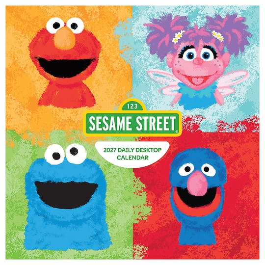 2027 Sesame Street Daily Desktop Calendar